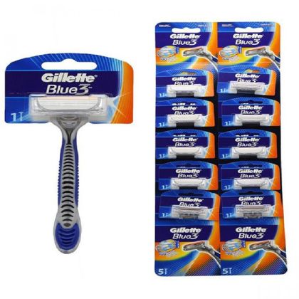 GILLETTE BLUE 3 DISPOSABLE SHAVER 10pcs