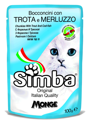 SIMBA POUCH FOR CATS 100GR TUNA FISH