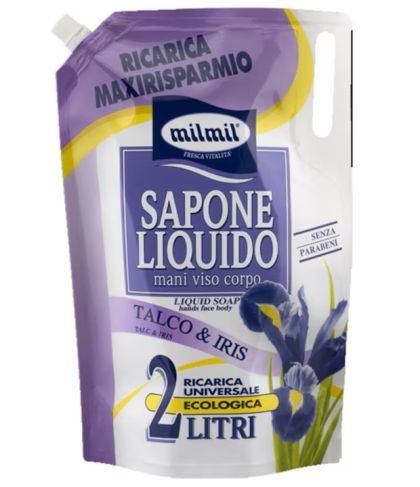 MILMIL ТЕЧЕН САПУН РЕЗЕРВА 2Л ТАЛКО И ИРИС 