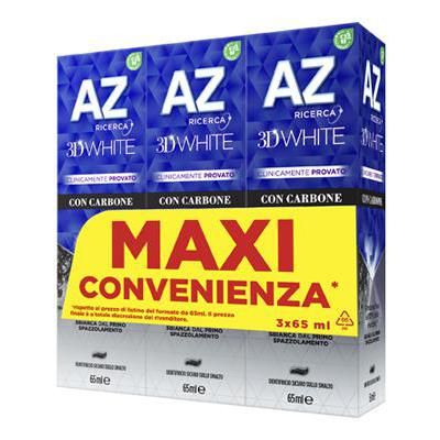 AZ паста за зъби 65ML 3D WHITE CARBON 65ML*3