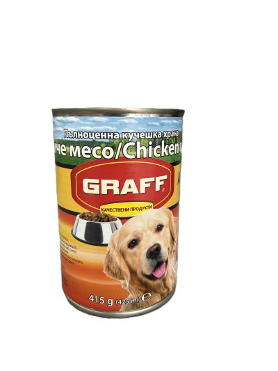 GRAFF CANNED FOOD FOR DOG CHICKEN 415gr