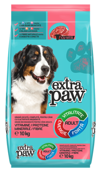 EXTRA PAW КУЧЕШКИ ГРАНУЛИ 10 КГ ТЕЛЕШКО 