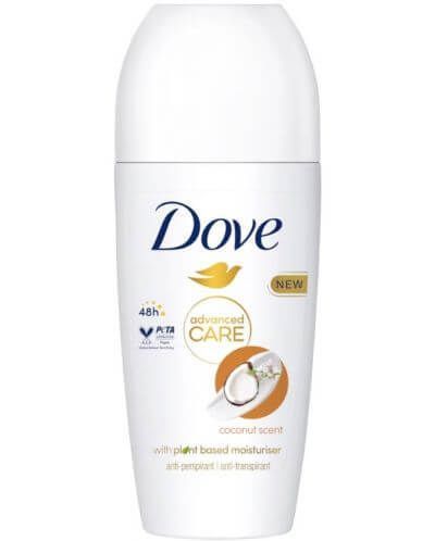 DOVE DEODORANT ROLL ON ANTI-SWEAT COCONUT 50ML