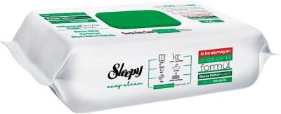 SLEEPY МОКРИ КЪРПИ ЗА ПОЧИСТВАНЕ 100БР СОДА И БЯЛ ОЦЕТ