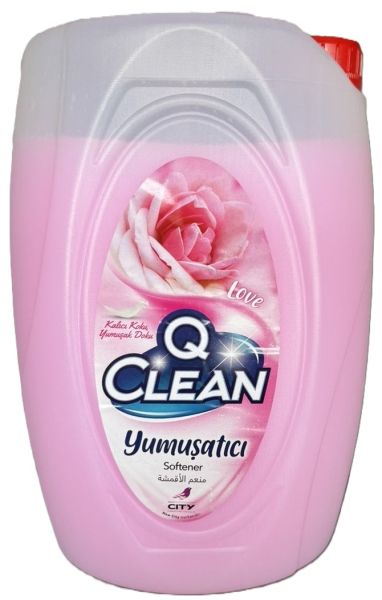 Q CLEAN ОМЕКОТИТЕЛ 4Л РОЗА