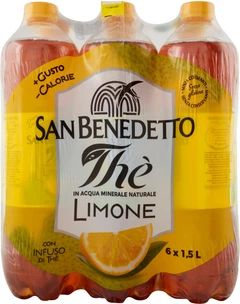 SAN BENEDETTO COLD TEA LEMON 1.5L X6