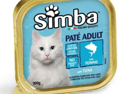 SIMBA ПАСТЕТ ЗА КОТКИ 100ГР РИБА ТОН 