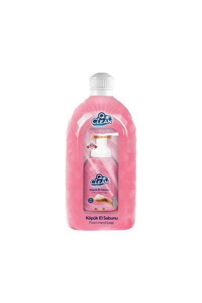 Q CLEAN ТЕЧЕН САПУН ПЯНА 2Л С РЕЗЕРВА РОЗОВА ГРАДИНА