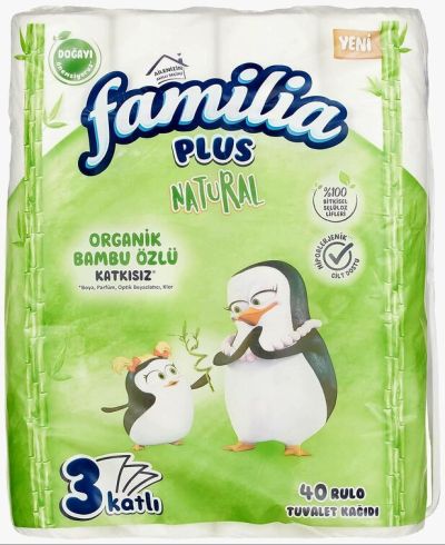 FAMILIA ТОАЛЕТНА ХАРТИЯ 40БР ЗЕЛЕНА 
