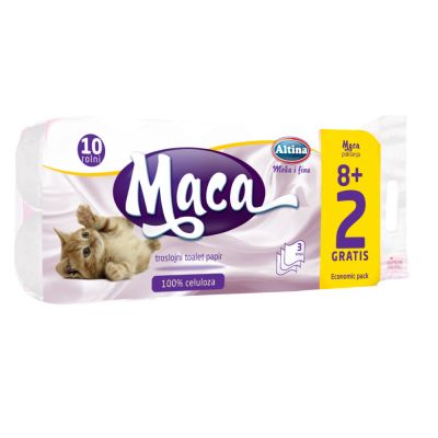 MACA ТОАЛЕТНА ХАРТИЯ 10БР
