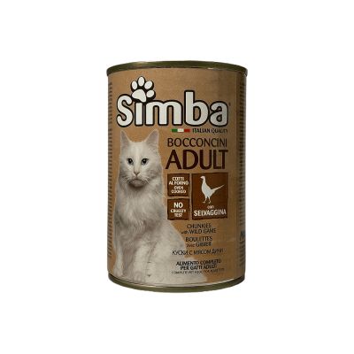 SIMBA КОТЕШКА КОНСЕРВА 0,415ГР ДИВЕЧ